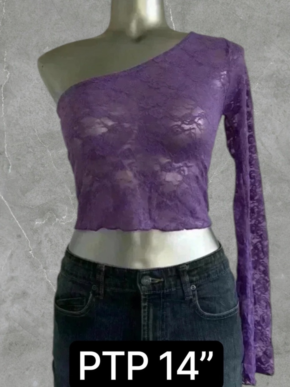 Free | Stradivarius Semi Sheer Crop Top